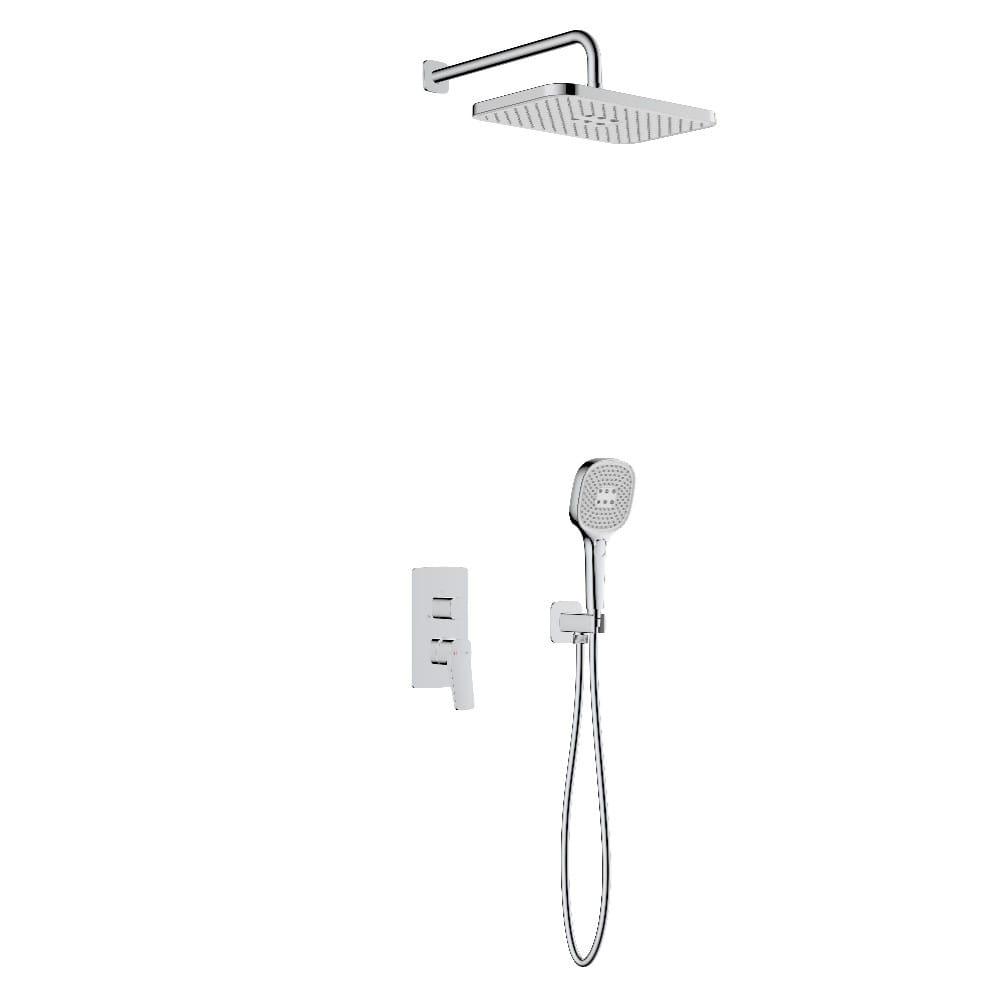 Душевая система KFA Armatura Malaga с тропическим душем латунь Хром (TP-4529-501-00)