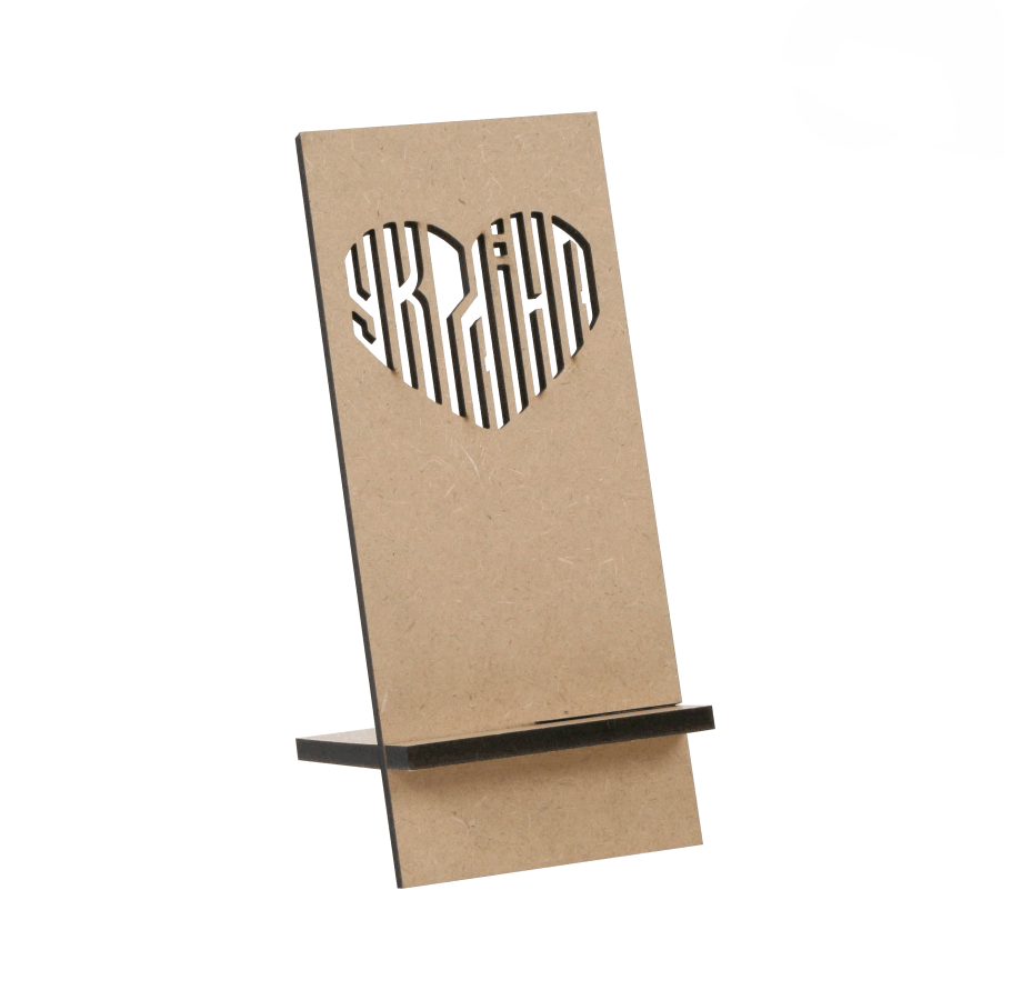 Подставка под смартфон для декупажа Rosa Talent Украина МДФ 8х19х11 см (4823100251020)