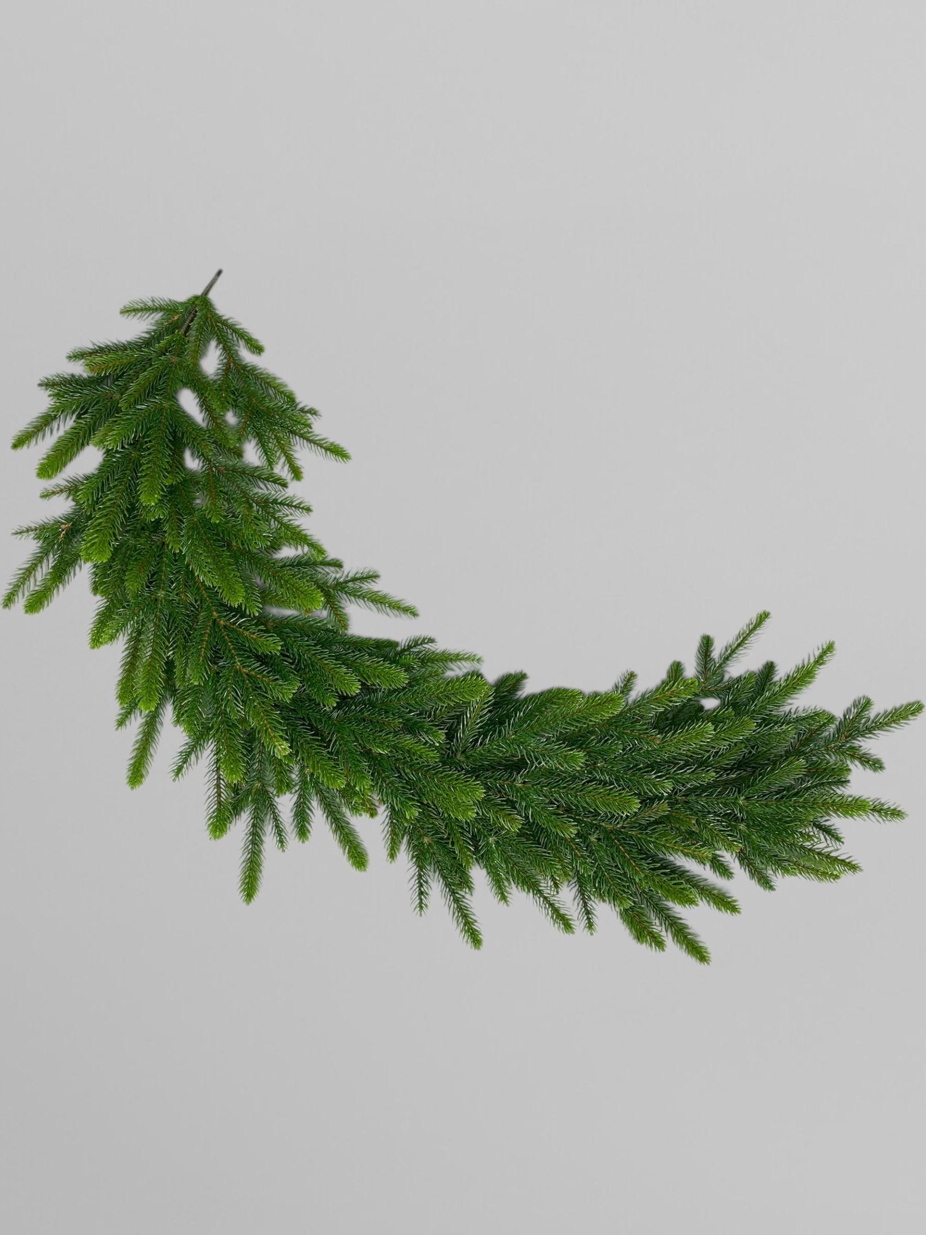 Хвойная гирлянда литая Forest 120 см Зеленый (Н02013)