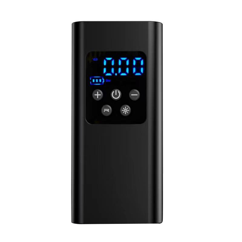 Компресор автомобільний Lesko JN-8055 Type-C бездротовий з ліхтариком/дисплеєм 6000 мАг (24366671)