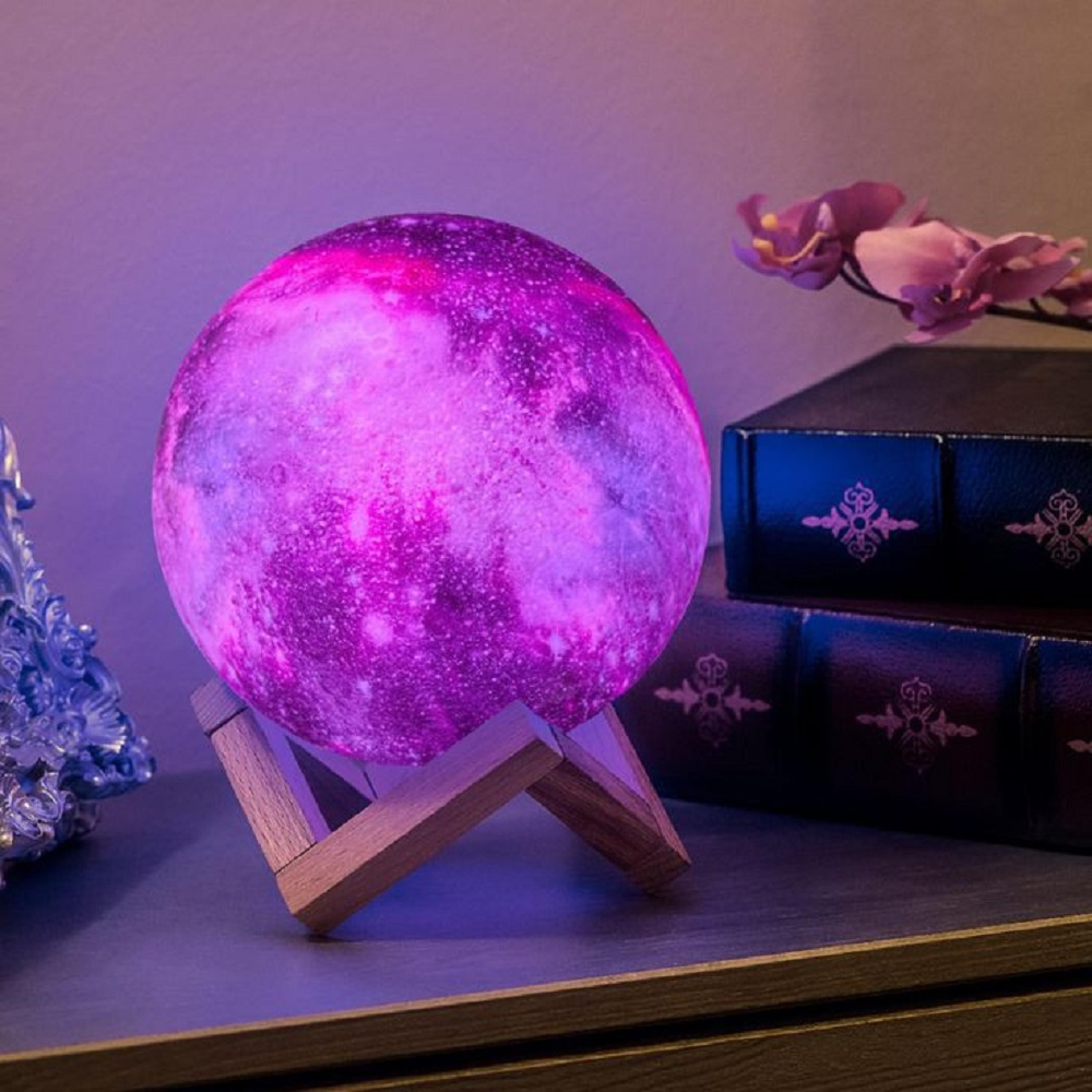 Нічник 3D Місяць 15 см RGB (WLS-QX-YD2376-RGB)