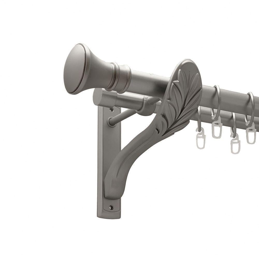 Карниз для штор Orvit Люксор двухрядный гладкий 25\19 мм 160 см Сатин (00-00011303)