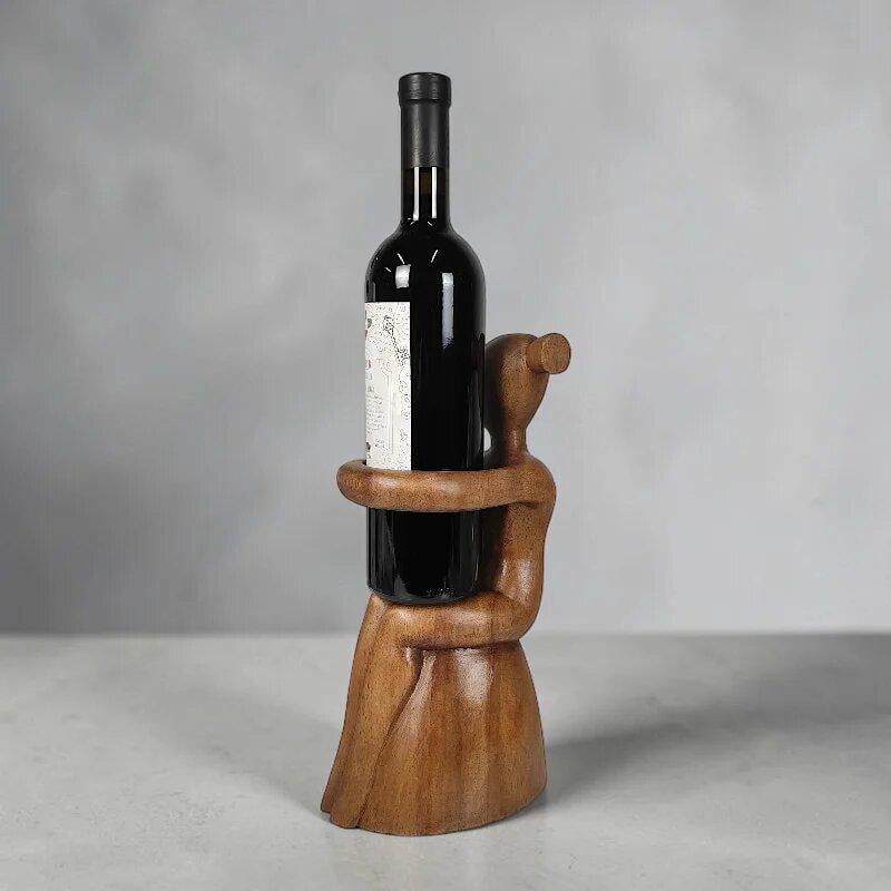 Підставка дерев'яна під винну пляшку Giorgio Butnari Жінка масив тіка (AB-28)