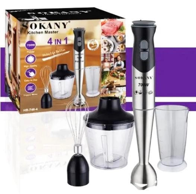 Блендер 4в1 Sokany HB-748-4 - фото 2 Блендер 4в1 Sokany HB-748-4 - фото 2