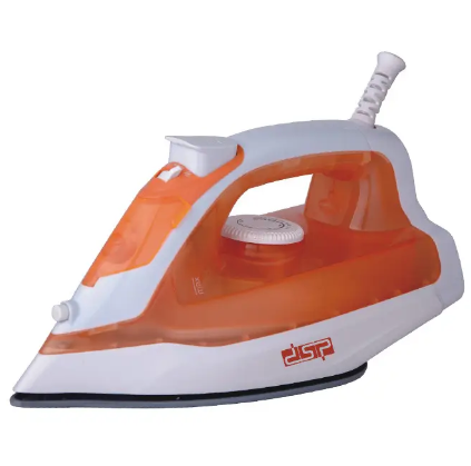 Утюг DSP KD-1037 с керамической подошвой и с функцией вертикального пара 1500 Вт Оранжевый (15467974)