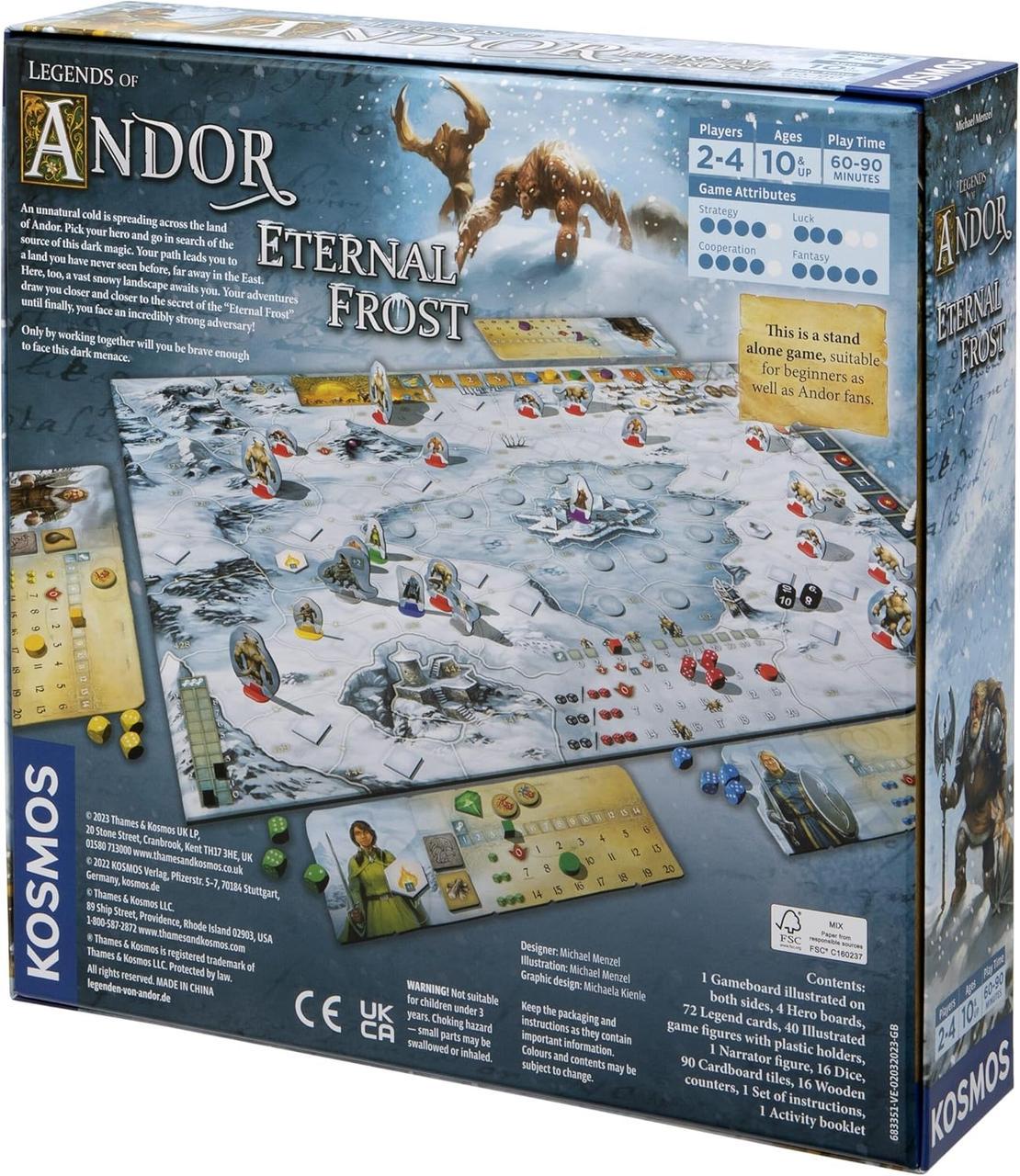 Настільна гра The Legends of Andor The Eternal Frost (2668832905) - фото 2 Настільна гра The Legends of Andor The Eternal Frost (2668832905) - фото 2