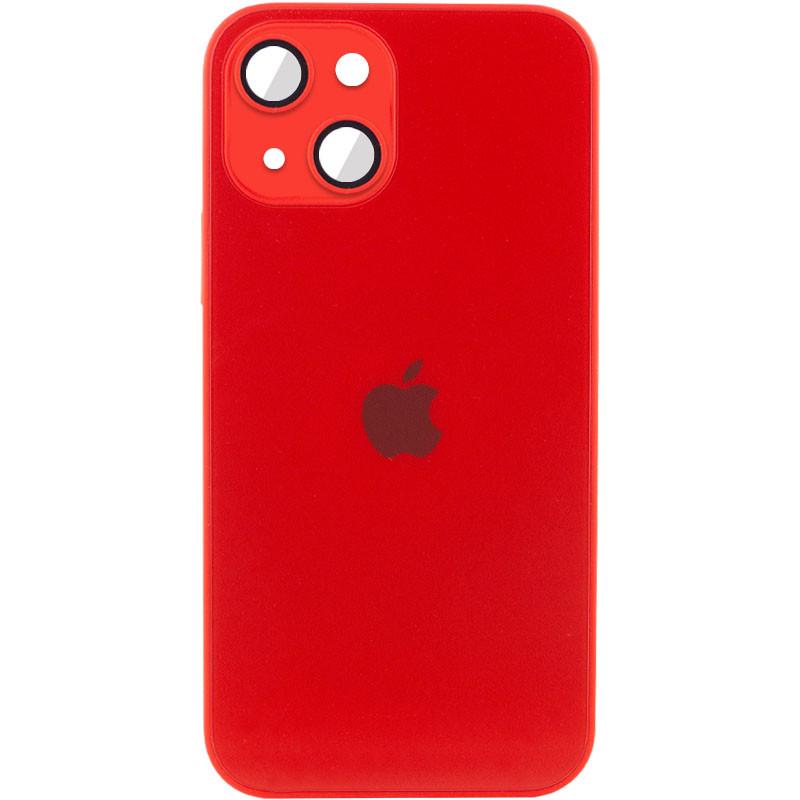 Протиударний Чохол TPU+Glass Sapphire matte case для Apple iPhone 14 Plus (6.7") Cola Red