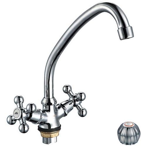 Смеситель для кухни Zerix TZH 836 ZX0099 двухвентильный Хром (129762)