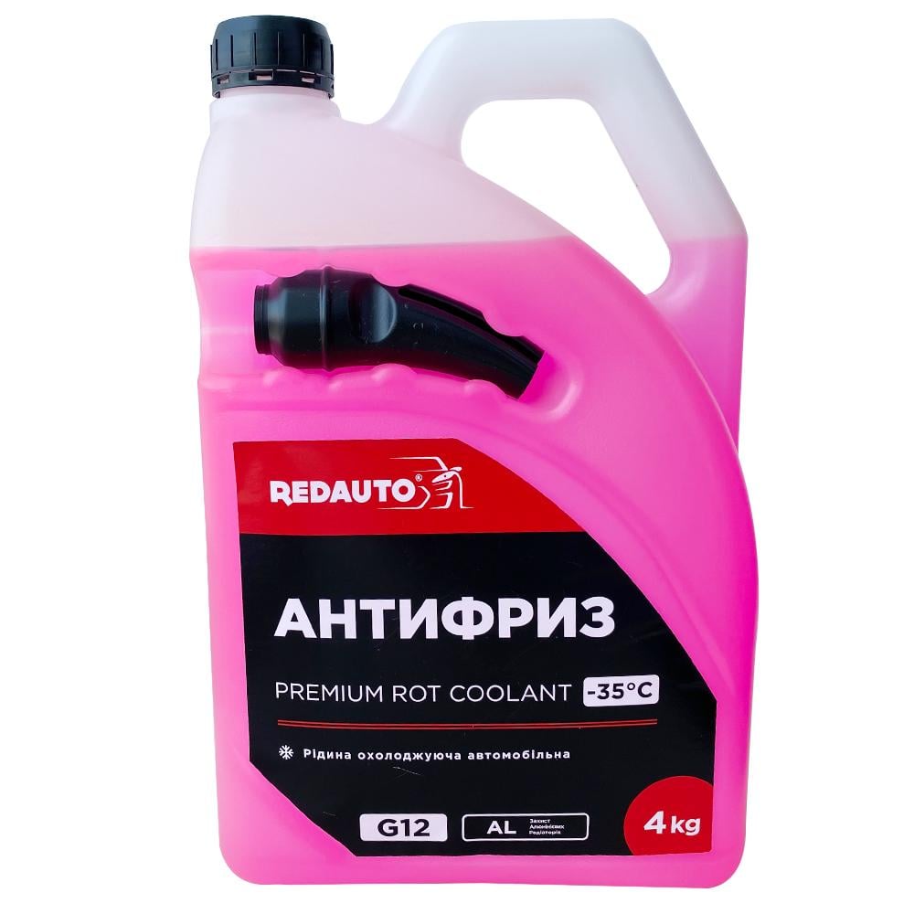 Антифриз Redauto 4 кг G12 -35°C Червоний