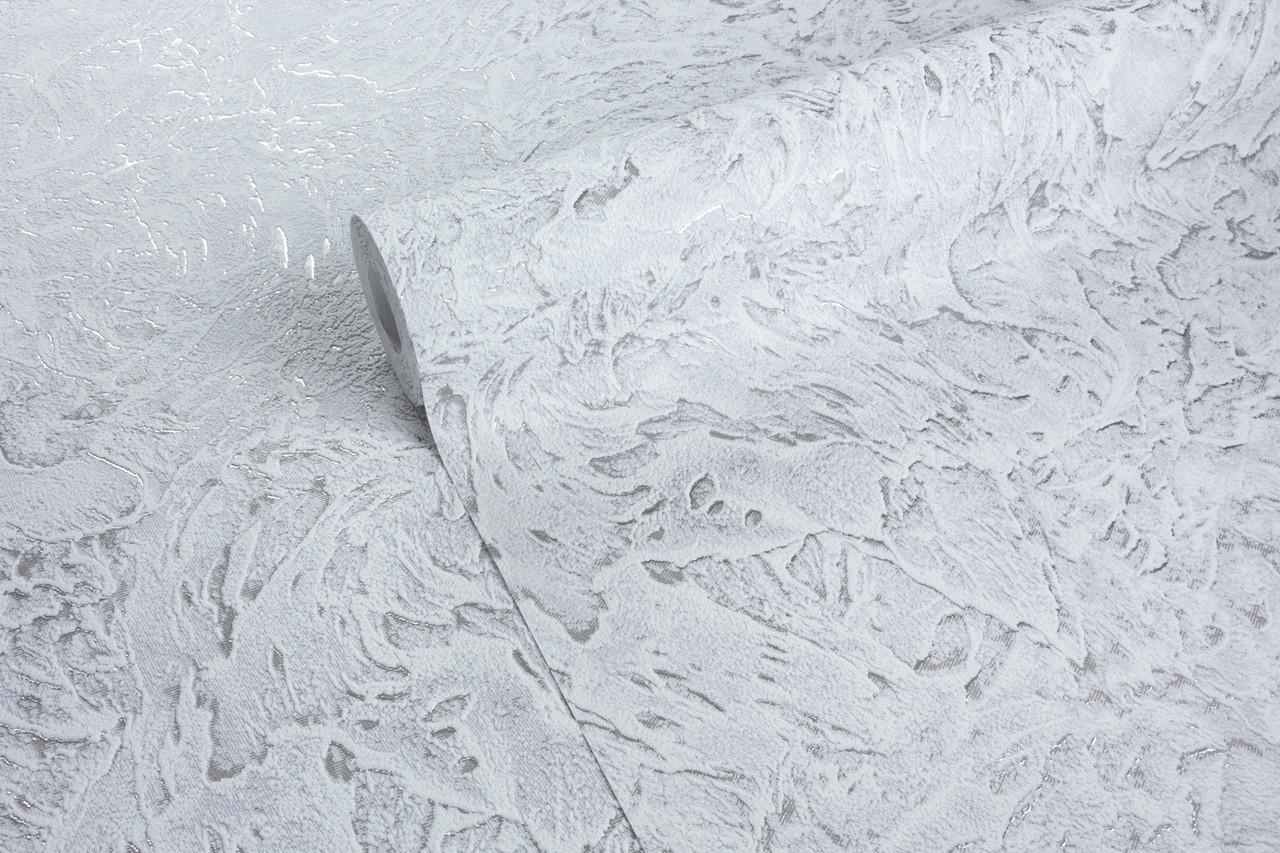 Обои флизелиновые LS Vinil Esfero ДХV-1596 Фон вспененный винил 1,06х10,05 м Серо-голубой