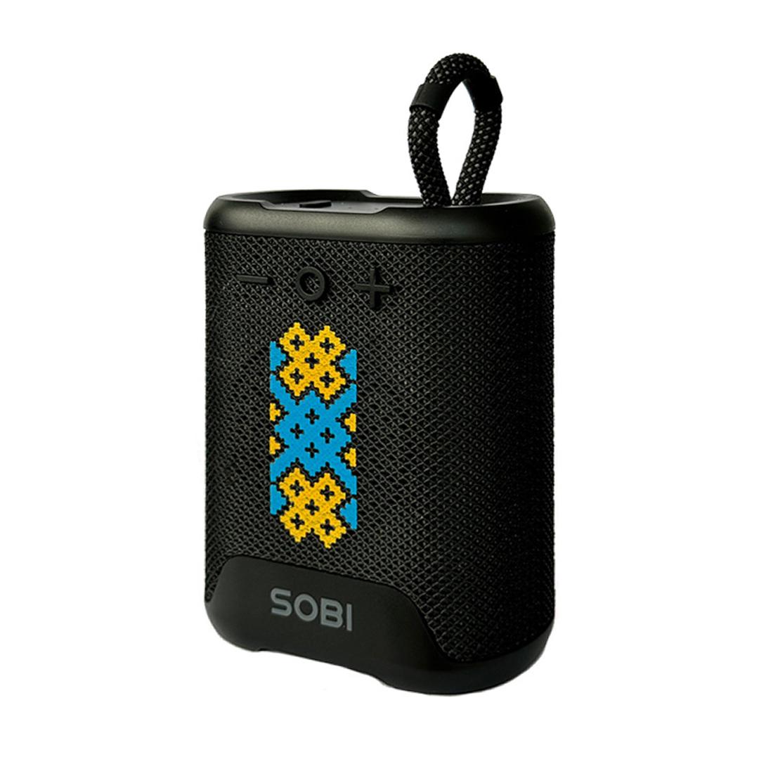 Портативна колонка SOBI Beat Bluetooth Чорний