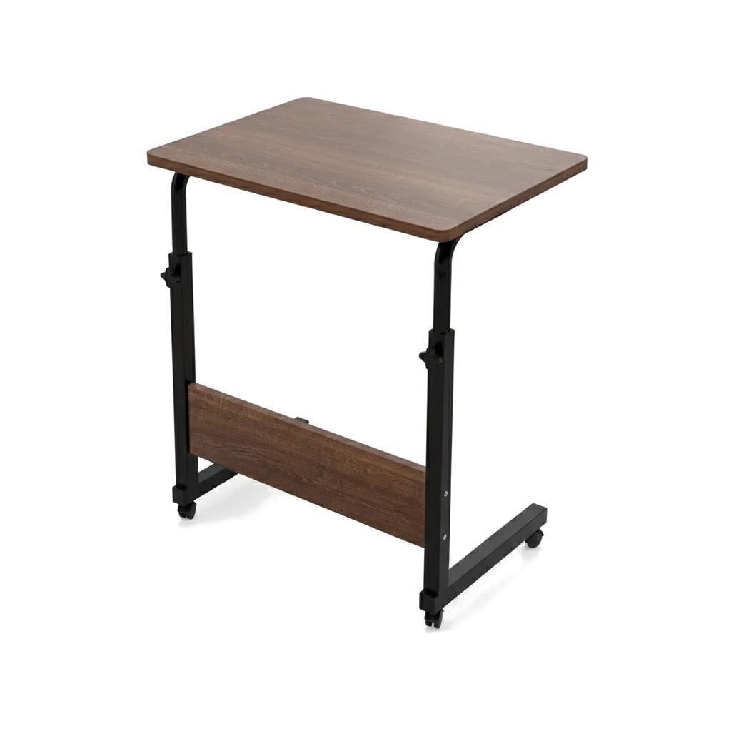 Стол для ноутбука приставной на колесах 60х40х85 см Коричневый (2834249150) Стол для ноутбука приставной на колесах 60х40х85 см Коричневый (2834249150)