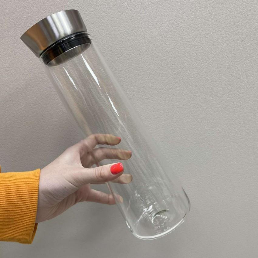 Графин стеклянный Kamille KM-9032 с крышкой из нержавеющей стали 1200 мл (2115528810) - фото 2