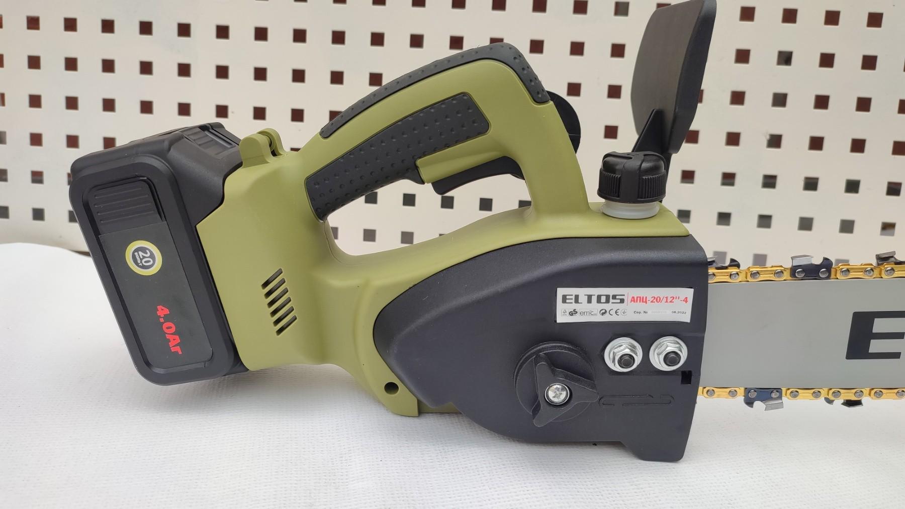 Пилка аккумуляторная цепная Eltos АПЦ-20V/12-4 20 V (55592855) - фото 7 Пилка аккумуляторная цепная Eltos АПЦ-20V/12-4 20 V (55592855) - фото 7