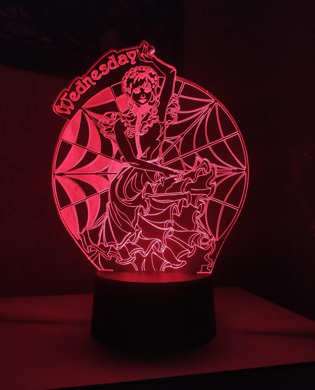 3D-ночник Wednesday несколько подсветок/bluetooth (1749305096)