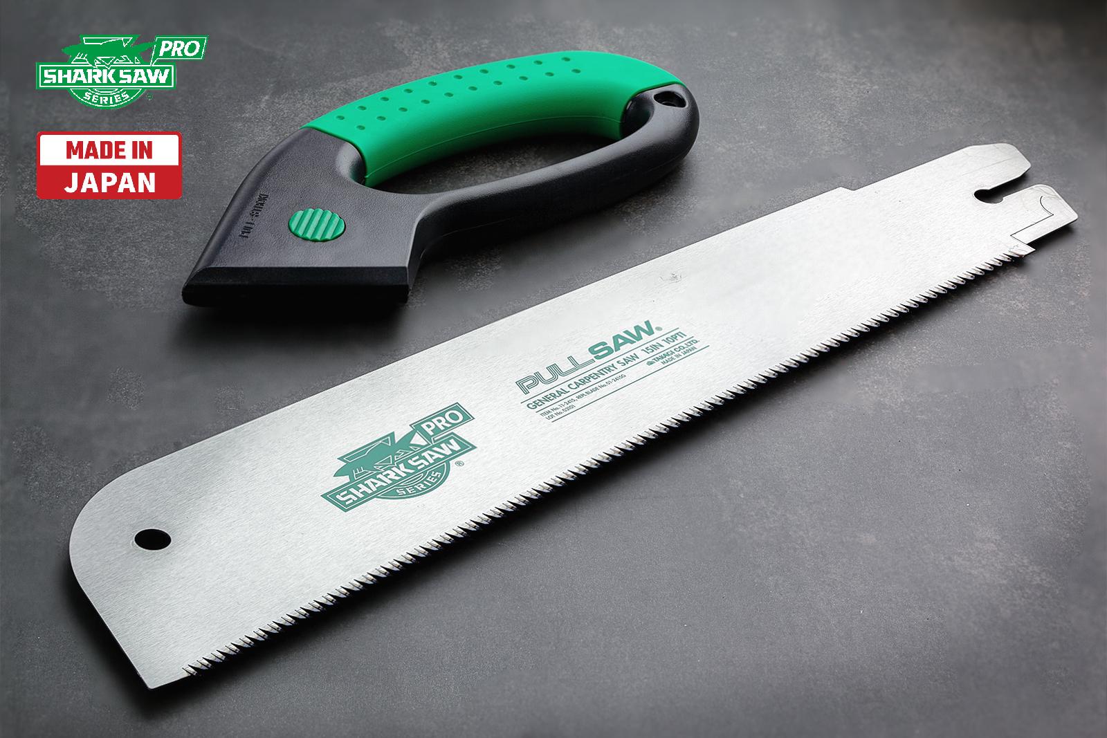 Пила по дереву Takagi Shark Saw Pro ручная 10 TPI 380 мм (102147) - фото 8