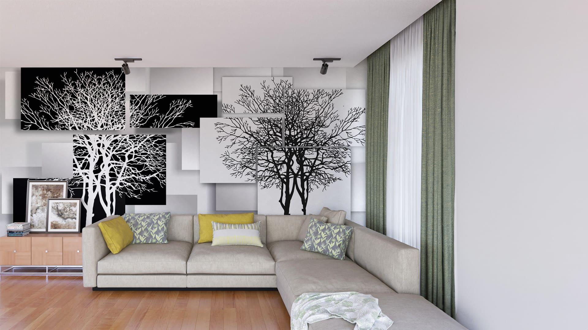 Фотообои флизелиновые Styleo Print-walls Линии леса 0690 300х250 см (Pw-0690/2)