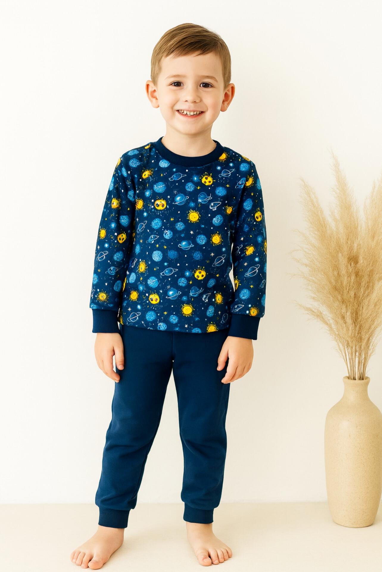 Піжама дитяча з начосом Тімі текс Космос 98-104 см