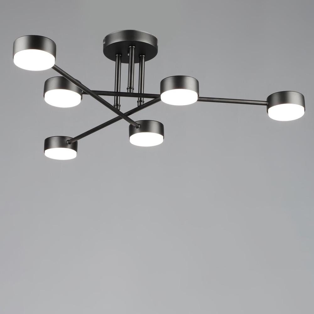 Люстра потолочная Light House SRS-20370/6 BK под лампы GX53 Черный