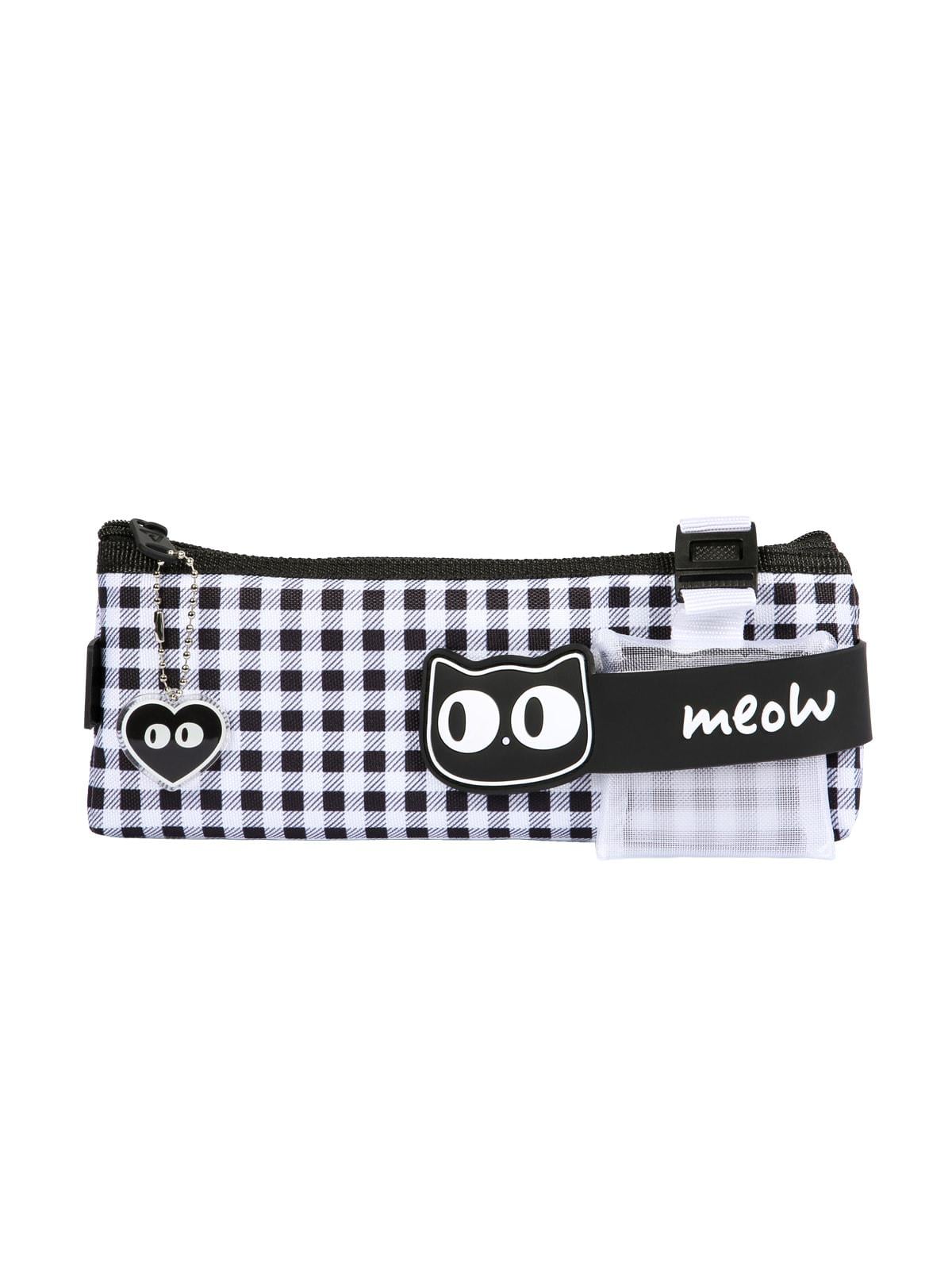 Пенал мягкий YES PH-33 Black Cat 22 см Черно-белый (533781)