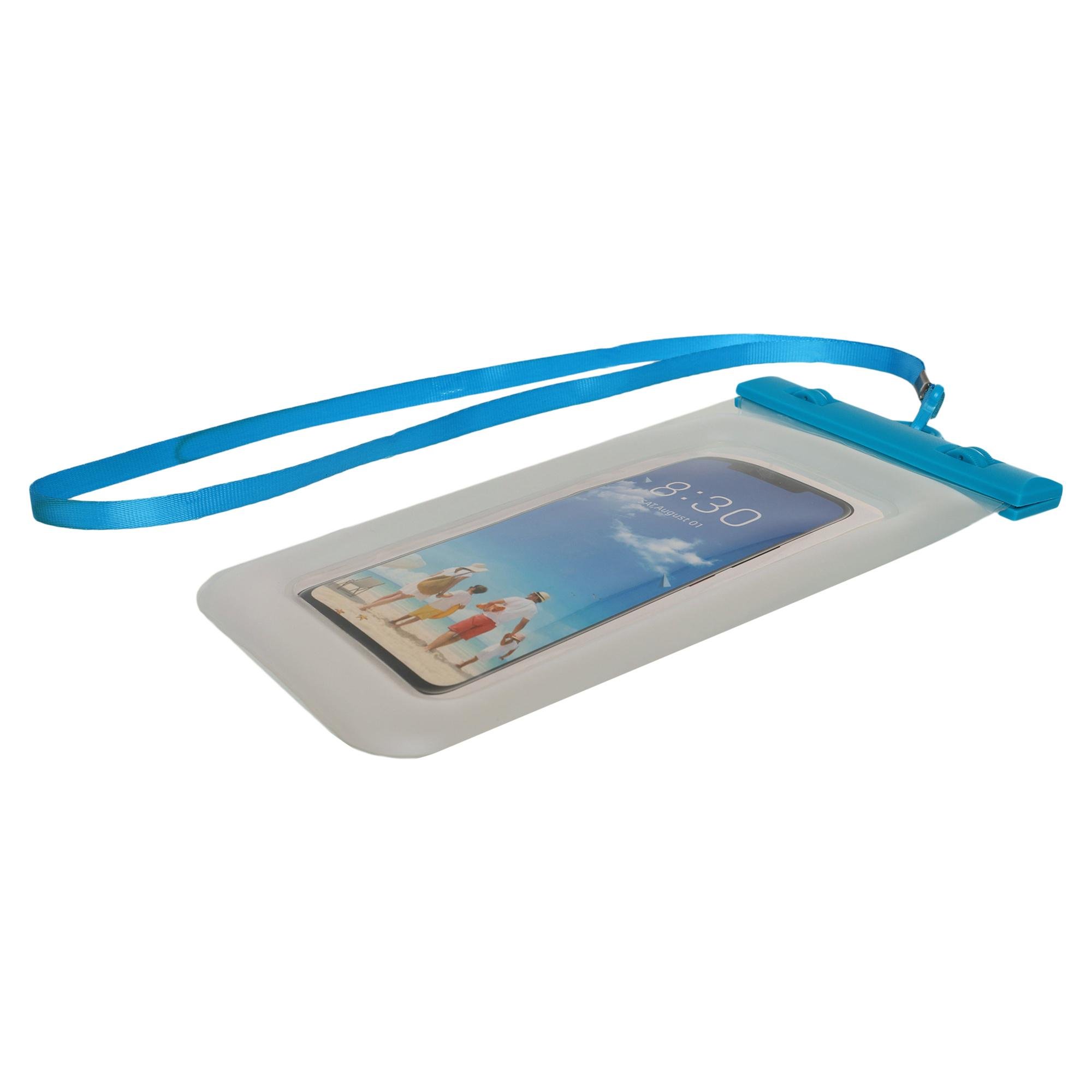 Чохол-гаманець на шию водонепроникний SP-Sport D3850 (TPU, внутрішні розміри-17x9см, синій) - фото 4 Чохол-гаманець на шию водонепроникний SP-Sport D3850 (TPU, внутрішні розміри-17x9см, синій) - фото 4