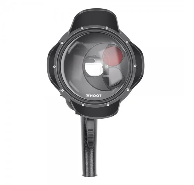 Купол подводный Dome Port Shoot XTGP376X для камер GoPro Hero 5 6 7 с блендой и сменными фильтрами