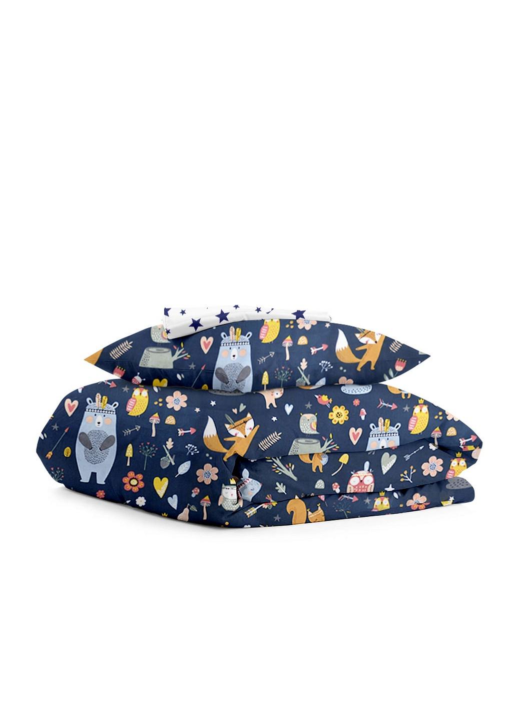 Подростковое постельное бельё ANIMALS INDI BLUE