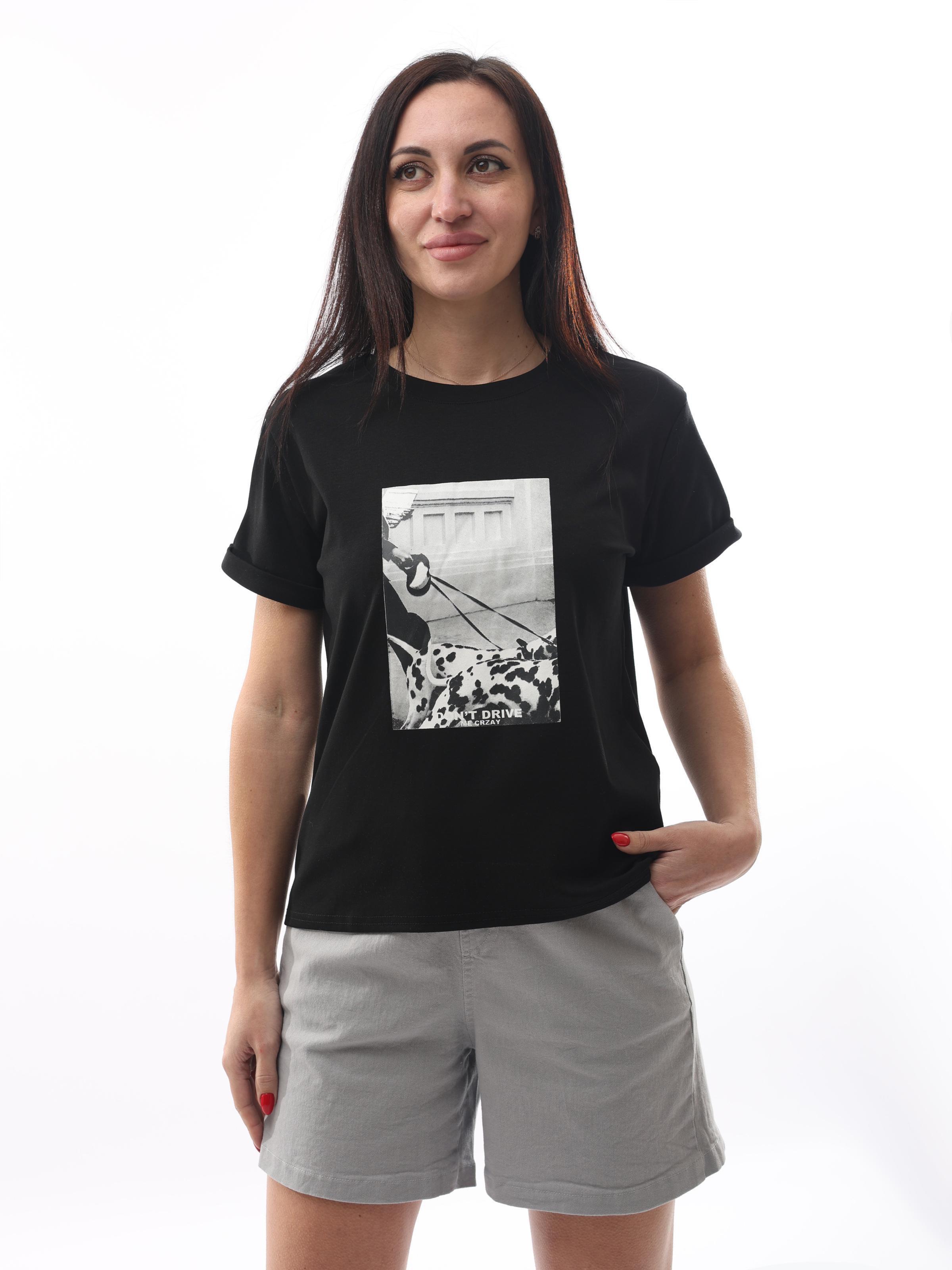 Футболка женская est. 1991 L Черный (278049-L)