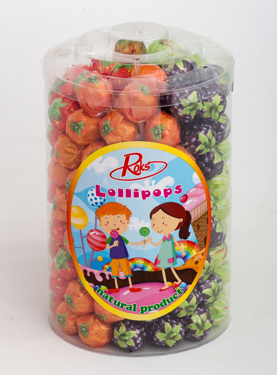 Льодяники на паличці ROKS Вітамінка 12 г 26 мм 120 шт. 1,44 кг (650) Льодяники на паличці ROKS Вітамінка 12 г 26 мм 120 шт. 1,44 кг (650)