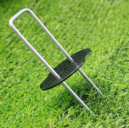 Скоби з підкладкою Profi для кріплення агроволокна та агротканини 100 шт. (2544117896) - фото 4