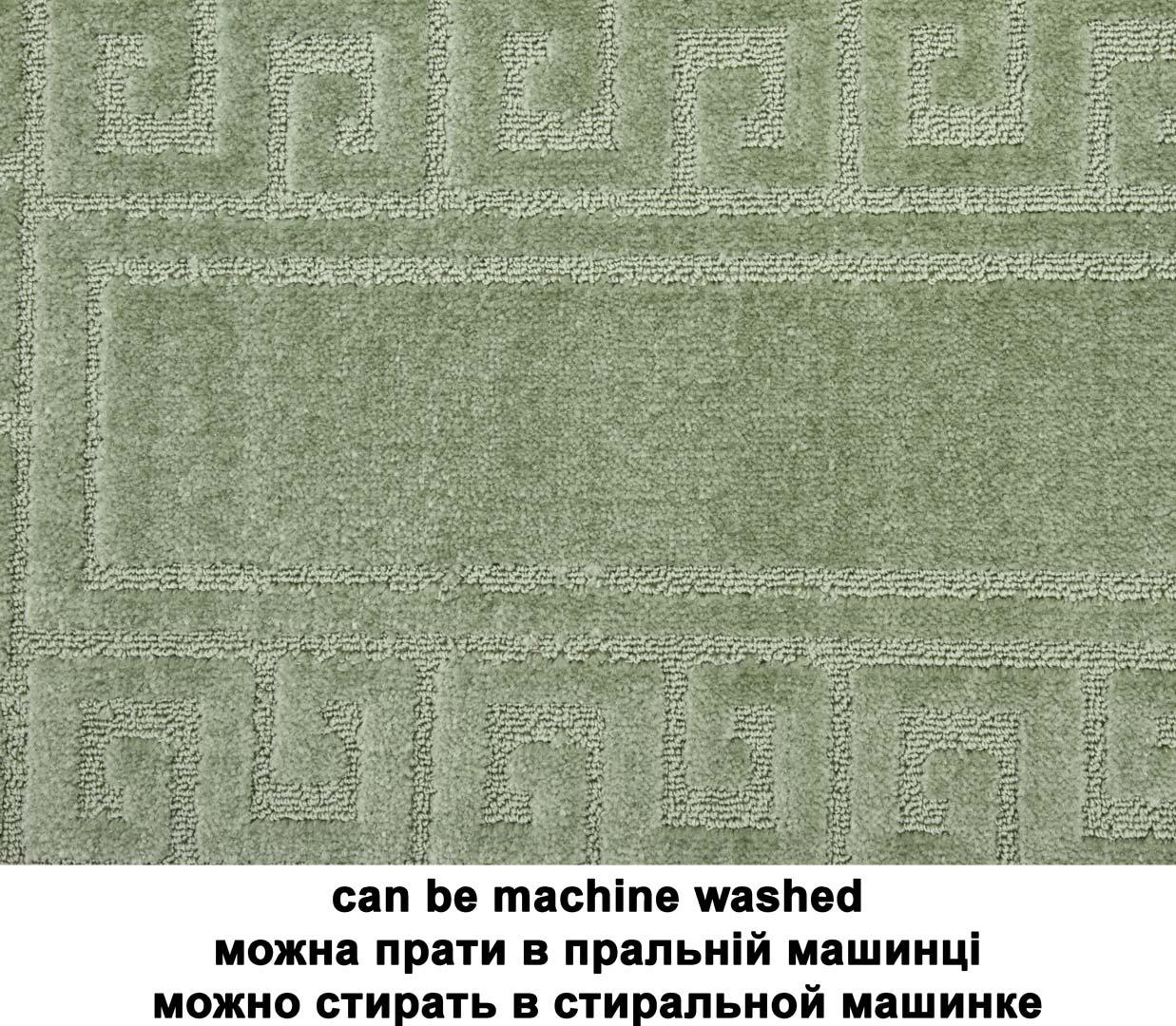 Набір килимків у ванну кімнату Relana Elana Ethnic 60x100 + 60x50 см Оливковий - фото 6