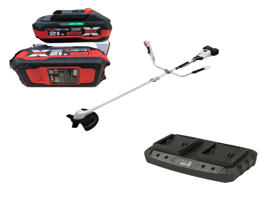 Триммер газонний акумуляторний NARVA NCT-21/4 PRO BL шпуля з ліскою/ніж/верхній двигун (25046941)