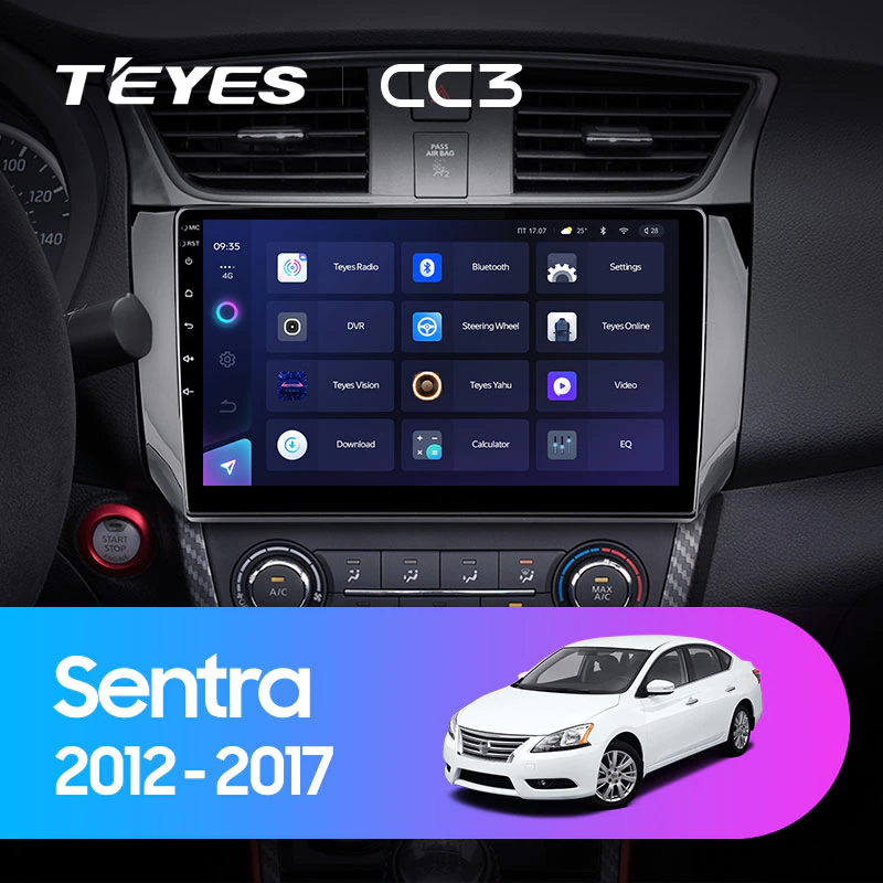 Автомагнітола штатна Teyes CC3 360° для Nissan Sentra B17 2012-2017 Android (1717680013) - фото 4