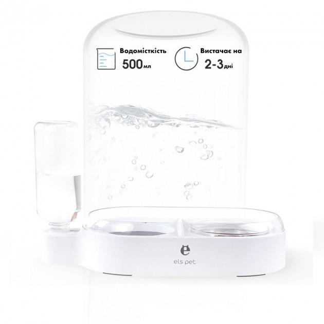 Миска двойная для кошек и собак ELS PET с автоматической поилкой 0,5 л (1197179579) - фото 11 Миска двойная для кошек и собак ELS PET с автоматической поилкой 0,5 л (1197179579) - фото 11
