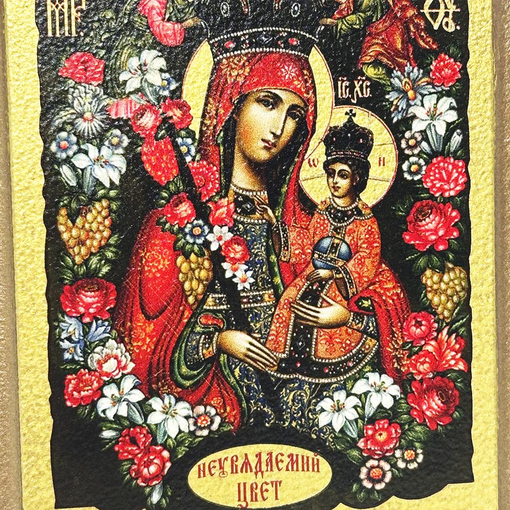 Ікона Свята Богородиця Нев'янучий Колір 9х12 см (11524-9x12) - фото 3