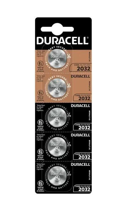 Батарейка Duracell CR2032 5 шт.