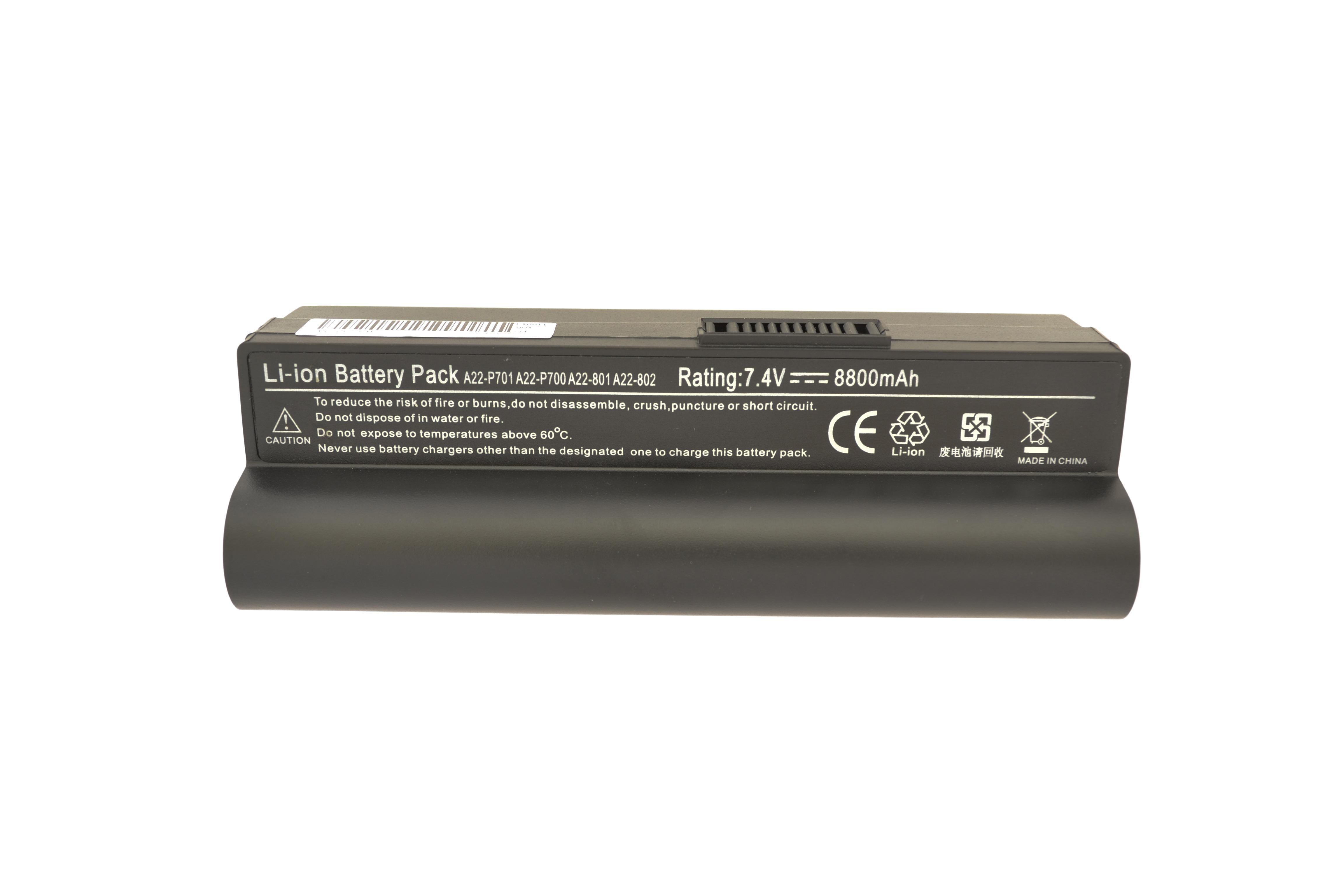 Аккумулятор для ноутбука Asus A22-P701 EEE PC 700 7,4 V 8800 mAh (002890)