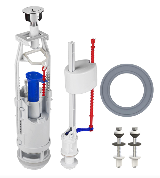 Арматура кнопочная SoloPlast АБк2-12 двойной спуск/нижний подвод (2612046482)