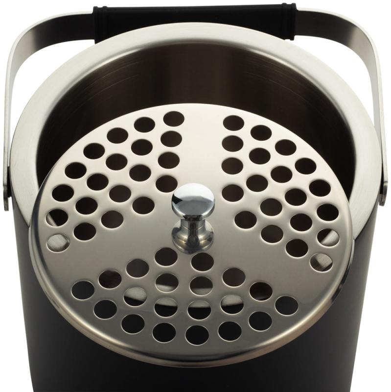 Відро Kamille для льоду з кришкою та краплізбірником 1300 мл Black - фото 5 Відро Kamille для льоду з кришкою та краплізбірником 1300 мл Black - фото 5