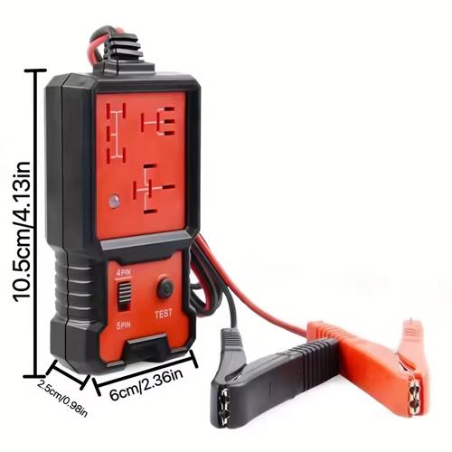 Тестер автомобільних реле електронний 11-15V 4pin 5pin з клемами живлення (957120) - фото 5 Тестер автомобільних реле електронний 11-15V 4pin 5pin з клемами живлення (957120) - фото 5