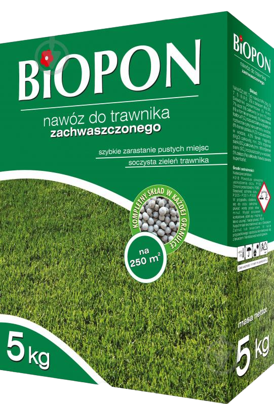 Удобрение помещенное Biopon для газонов против сорняков 5 кг (R50144)