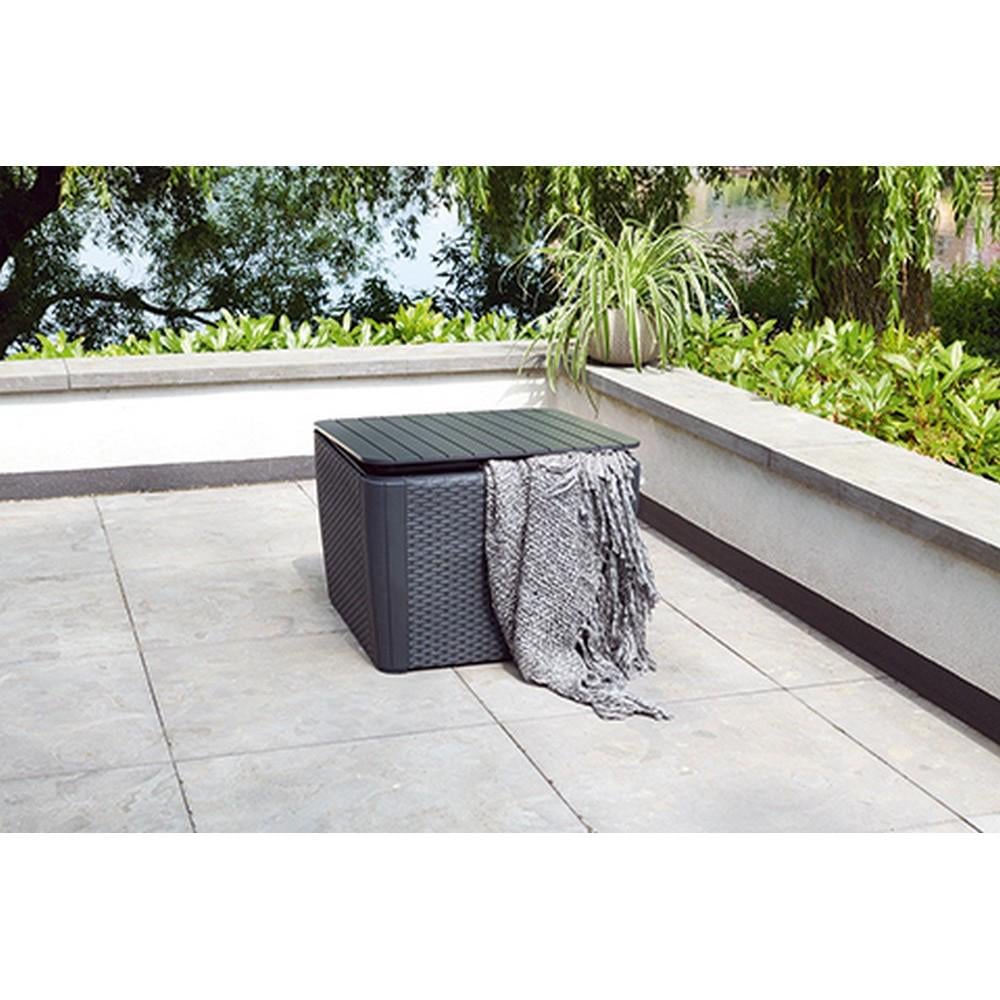 Стол-ящик садовый Keter Luzon Plus Графитовый (241664) - фото 10