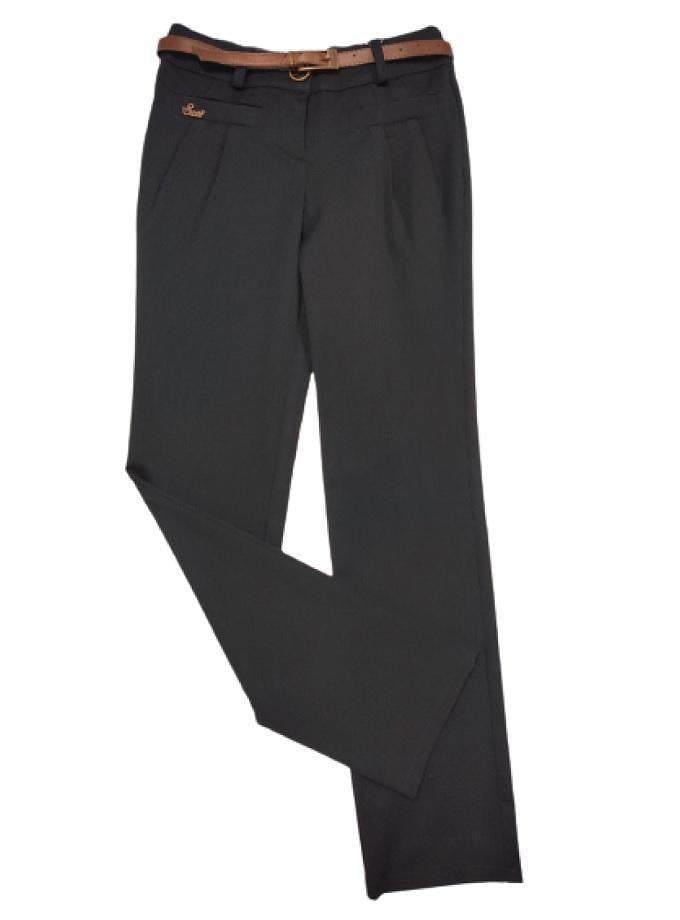 Брюки школьные для девочки Suzie АВРОРА 03 шерсть 146 см Черный (92201_146)