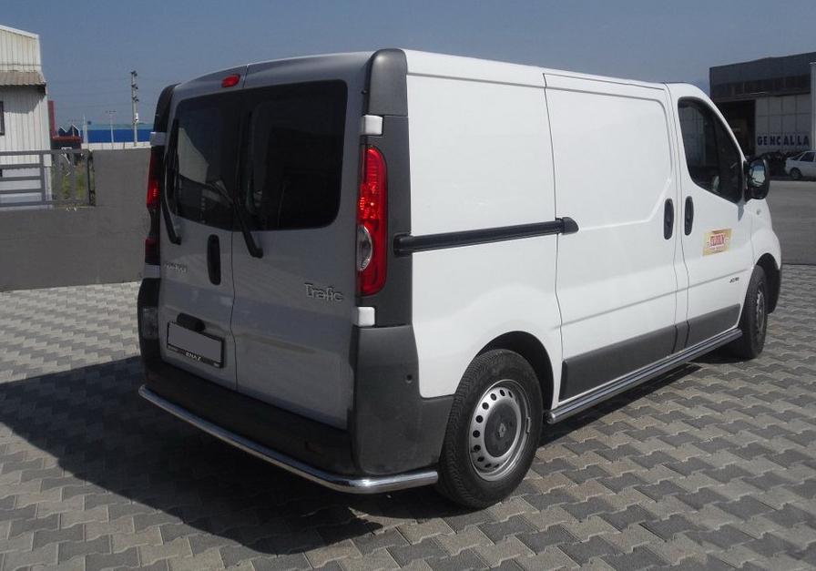 Задняя защита AK005 CAN для Nissan Primastar 2002-2014 гг. нержавеющая сталь Хром