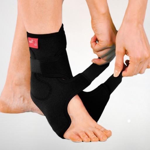 Бандаж неопреновый на голеностоп с пластиковыми вставками Orthopoint ERSA-214 тип Восьмерка двухсторонняя (1801954339) - фото 2