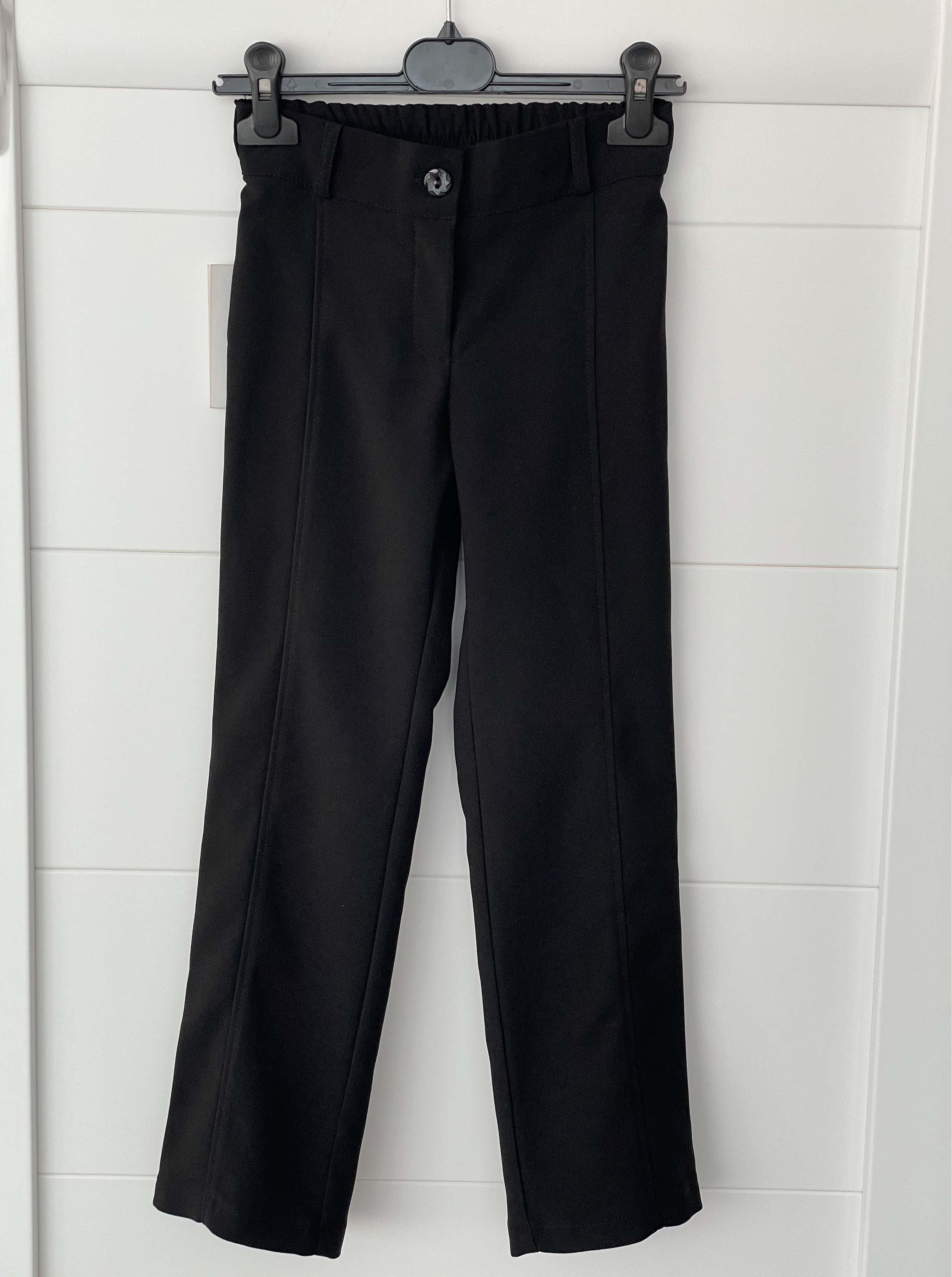 Брюки школьные для девочки Зіронька Веснушка 8008-1 128 см Черный - фото 5