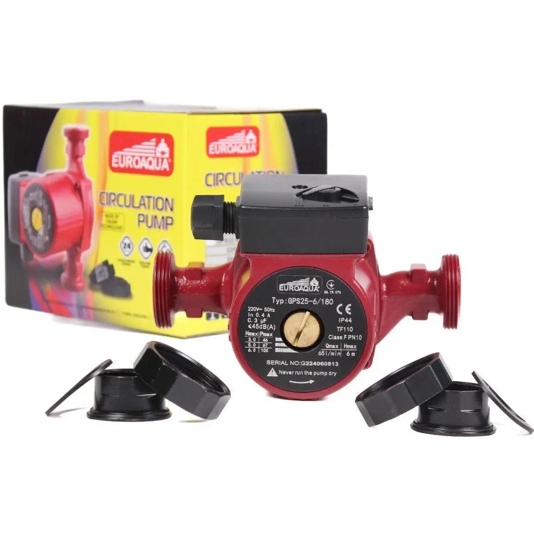 Циркуляційний насос Euroaqua GPS 25-6S/180 з гайкою (29925864) Циркуляційний насос Euroaqua GPS 25-6S/180 з гайкою (29925864)
