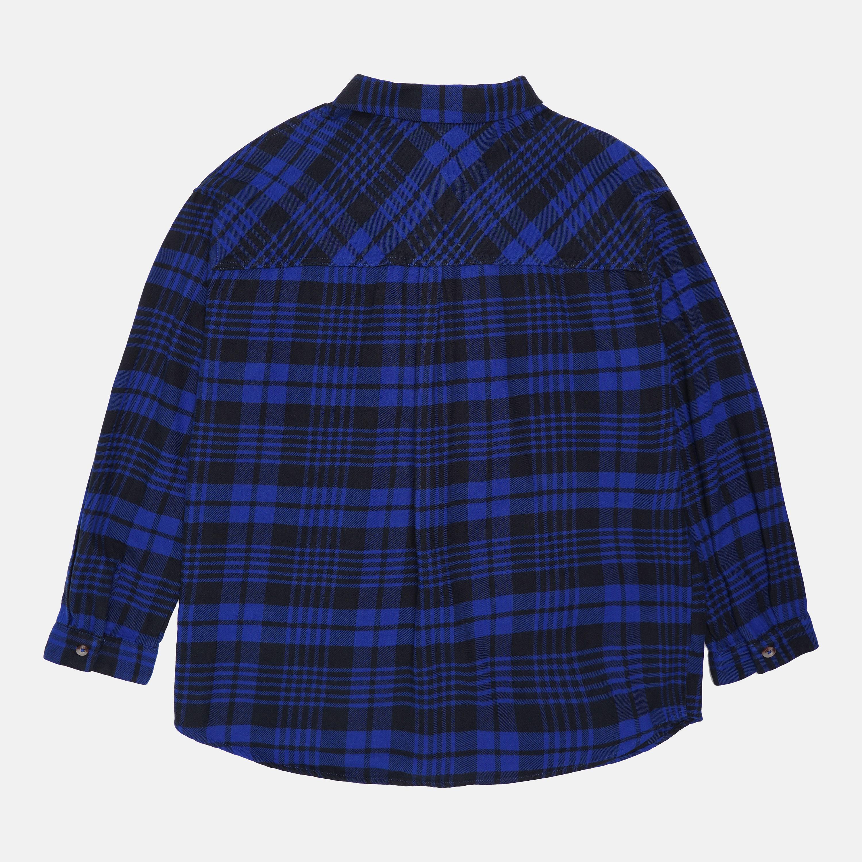 Рубашка C&A клетка р. 44 Черно-синий (2079172) - фото 3 Рубашка C&A клетка р. 44 Черно-синий (2079172) - фото 3