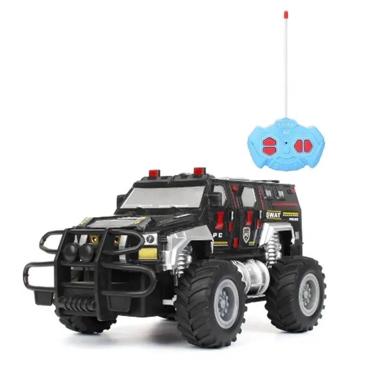Радиоуправляемая машинка джип Monster Truck 4х4 20х16х16 см Черный (150-98-810-20BA)