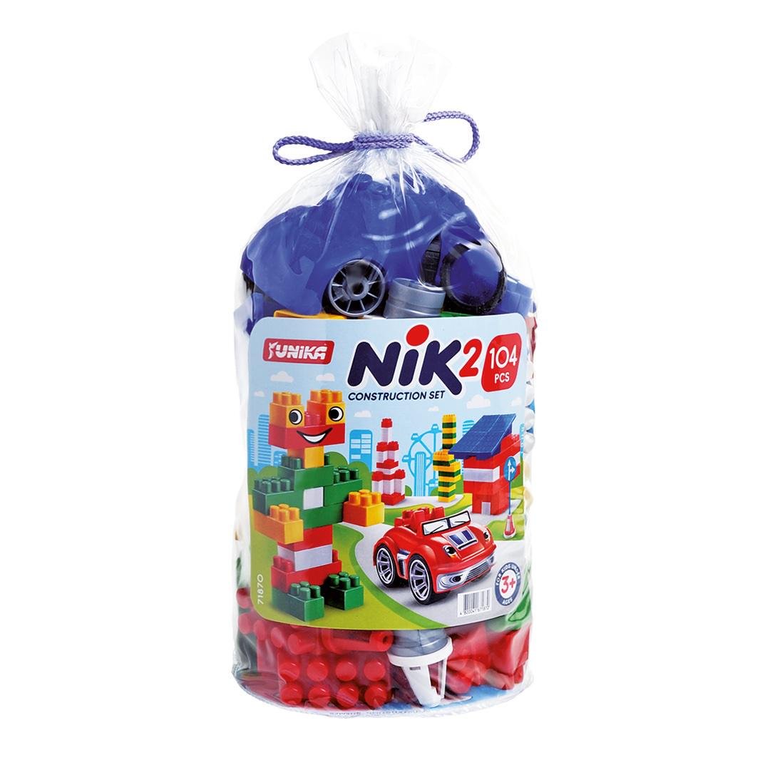 Конструктор дитячий Юніка NIK-2 104 деталі (1870)